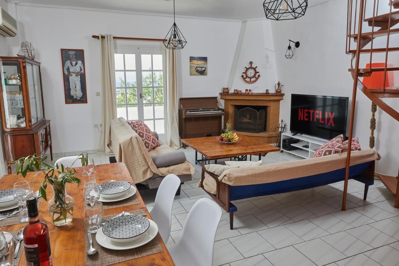 180° View To Sea Villa Vathi  ภายนอก รูปภาพ